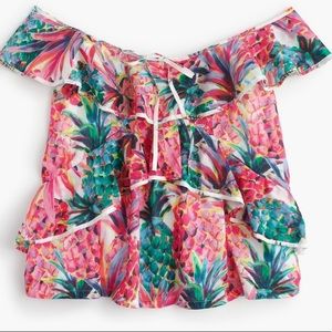 J. Crew Ruffle top
